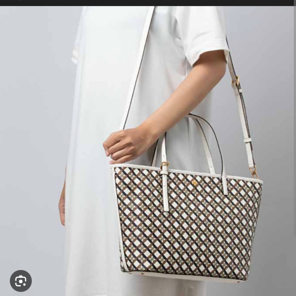 Tory Burch Geo Logo Tote